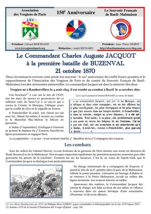 Commandant Jacquot 21 10 1870