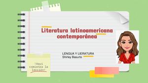 Literatura Latinoamericana Contemporánea