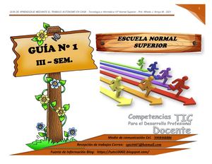 Guia De Aprendizaje Autonomo Pro Nº 1 Iii Sem