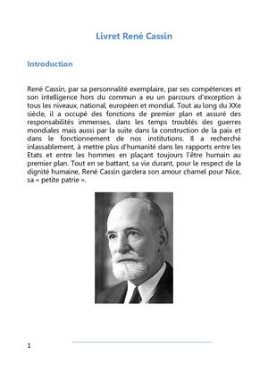 Livret René Cassin