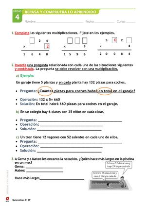 MATES. TAREA TEAMS REPASA LO APRENDIDO DE LA UNIDAD 4