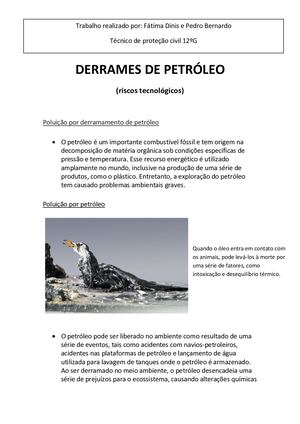 Derrames De Petroleo
