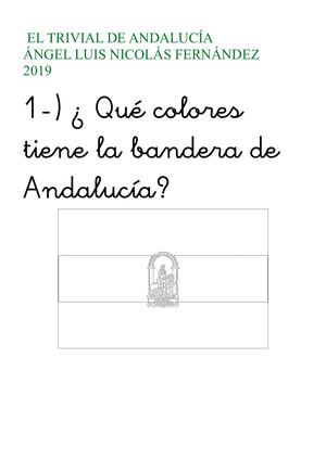 Trivial De Andalucia 2019