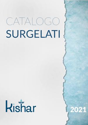 Catalogo Surgelato Kishar