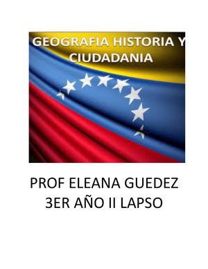 GHC 3ER AÑO II LAPSO