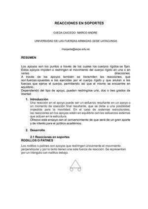 Ojeda Marco Ensayo Reacciones En Soportes