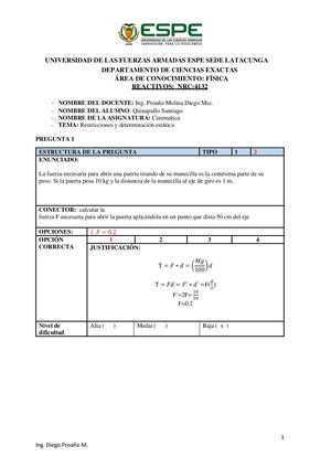 Quinapallo Santiago Cinematica Reactivos