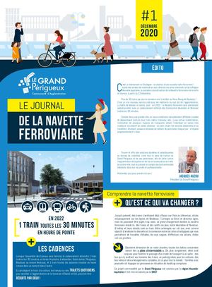 Grand Périgueux Journal Navette Ferroviaire Décembre 2020