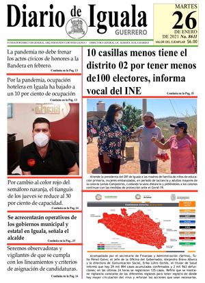Martes 26 De Enero De 2021 Diario De Iguala