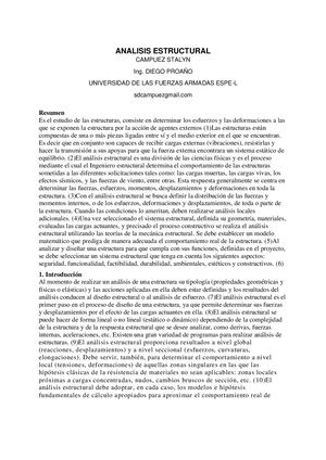 Analisis Estructural