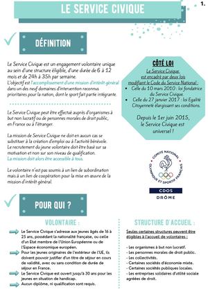 Fc N°18 Le Service Civique