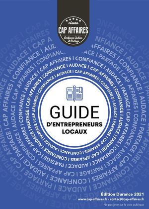 Guide 2021 - CAP Affaires Durance - Guide des entrepreneurs locaux