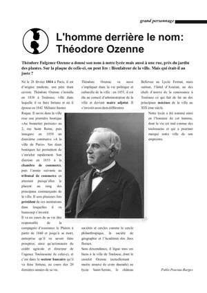 L'homme Derrière Le Nom Théodore Ozenne