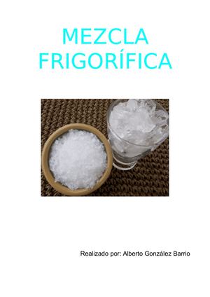 Mezcla Frigorifica