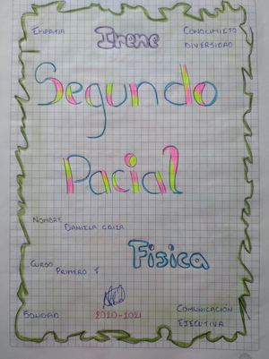 Portafolio Segundo Parcial Primer Quimestre 1ro F