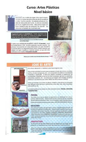 Curso Artes Plasticas 1 Clase Nivel Basico Todos