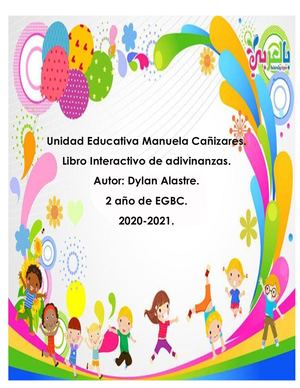 Libro Interactivo de Adivinanzas Dylan Alastre