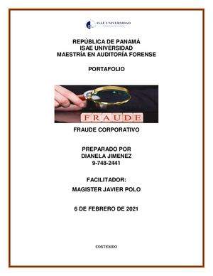 Portafolio Fraude Corporativo Dianelaj