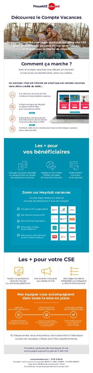 Le Compte Vacances ProwebCE