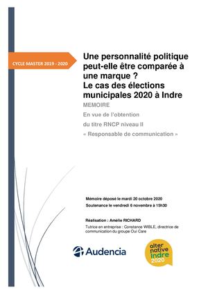 Mémoire Amélie Richard