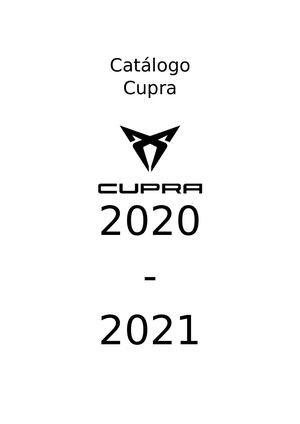 Catalogo Cupra