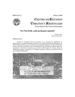 EL PALMAR: ¿sólo un desastre natural?