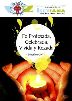 Fe profesada, celebrada, vivida y Rezada - 2013 1