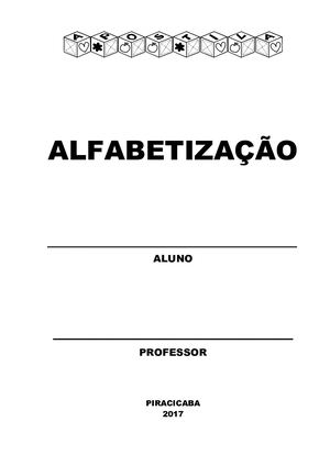 Apostila Alunos Não Alfabéticos