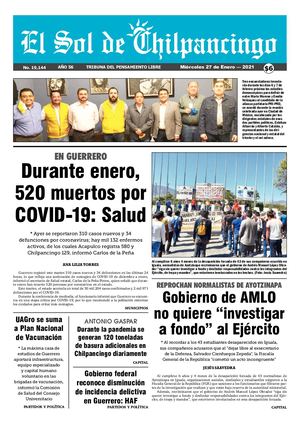 El Sol De Chilpancingo 27 Enero 2021