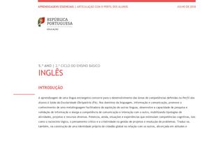 Aprendizagens Essenciais Inglês 5º Ano