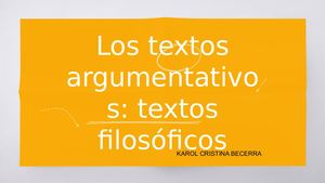 Textos Filosóficos