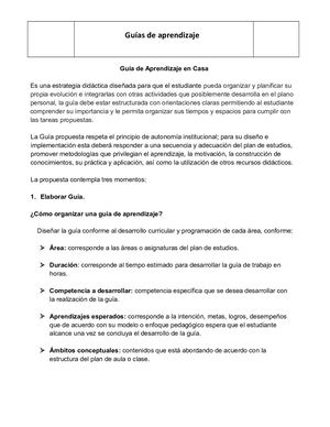 Guía de textos instructivos