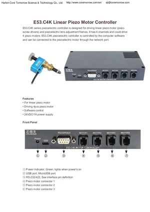 E53 Piezo Controller Stack Piezo Amplifier Pzt Piezo Ceramic Driver