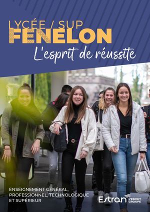 Plaquette Fénelon - Groupe Scolaire de l'Estran