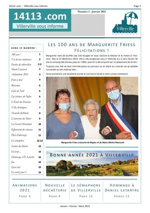 Bulletin n°3 Janvier-Mars 2021