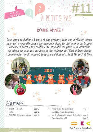 1 2 3 à petit pas - Janvier 2021