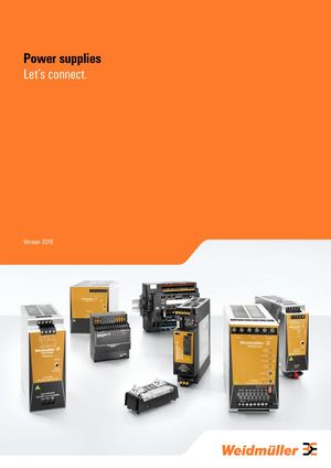 Weidmüller Fuentes De Alimentación