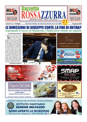Gazzetta Rossazzurra Anno Vi N 2 Del 30 1 2021