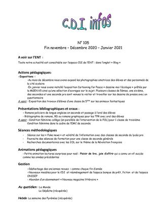 Cdi Infos 105