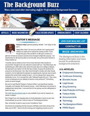 BACKGROUND BUZZ - JANUARY 2021