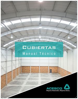 Cubiertas Manual Tecnico