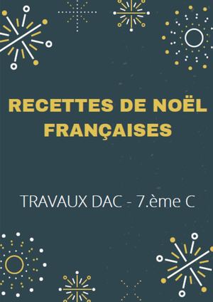 Recettes De Noël Dac _7 ºC