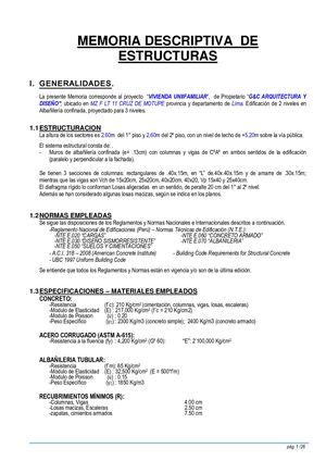 Memoria Estructuras 2012