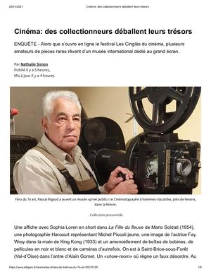 Cinéma Des Collectionneurs Déballent Leurs Trésors