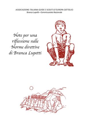 Note Sulle Norme Di Branca Lupetti
