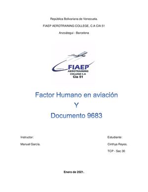 Factor Humano Y Documento 9683