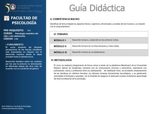 110 Psicología Evolutiva Del Niño Y Del Adolescente