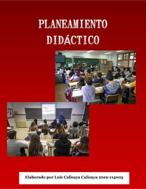 Planeamiento Didáctico