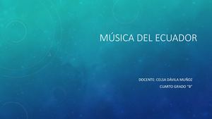 MUSICA ECUADOR