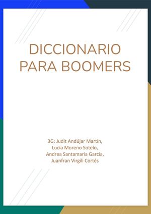 Diccionario Para Boomers 3G